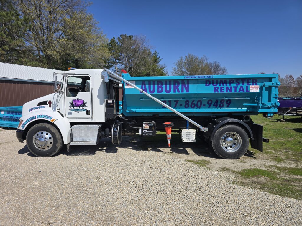 10 yard dumpster on hooklift truck chatham illinois